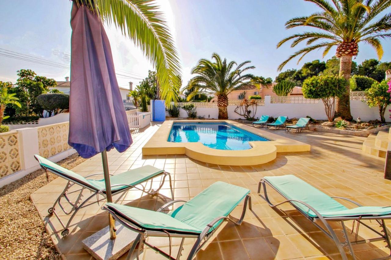 Paula-3 - Holiday Home With Private Swimming Pool In Moraira Eksteriør billede