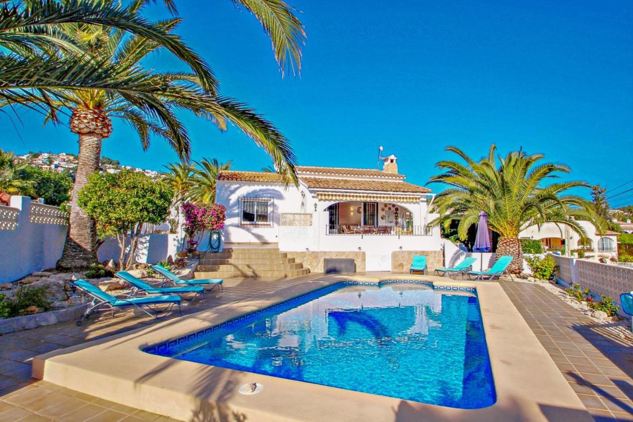 Paula-3 - Holiday Home With Private Swimming Pool In Moraira Eksteriør billede