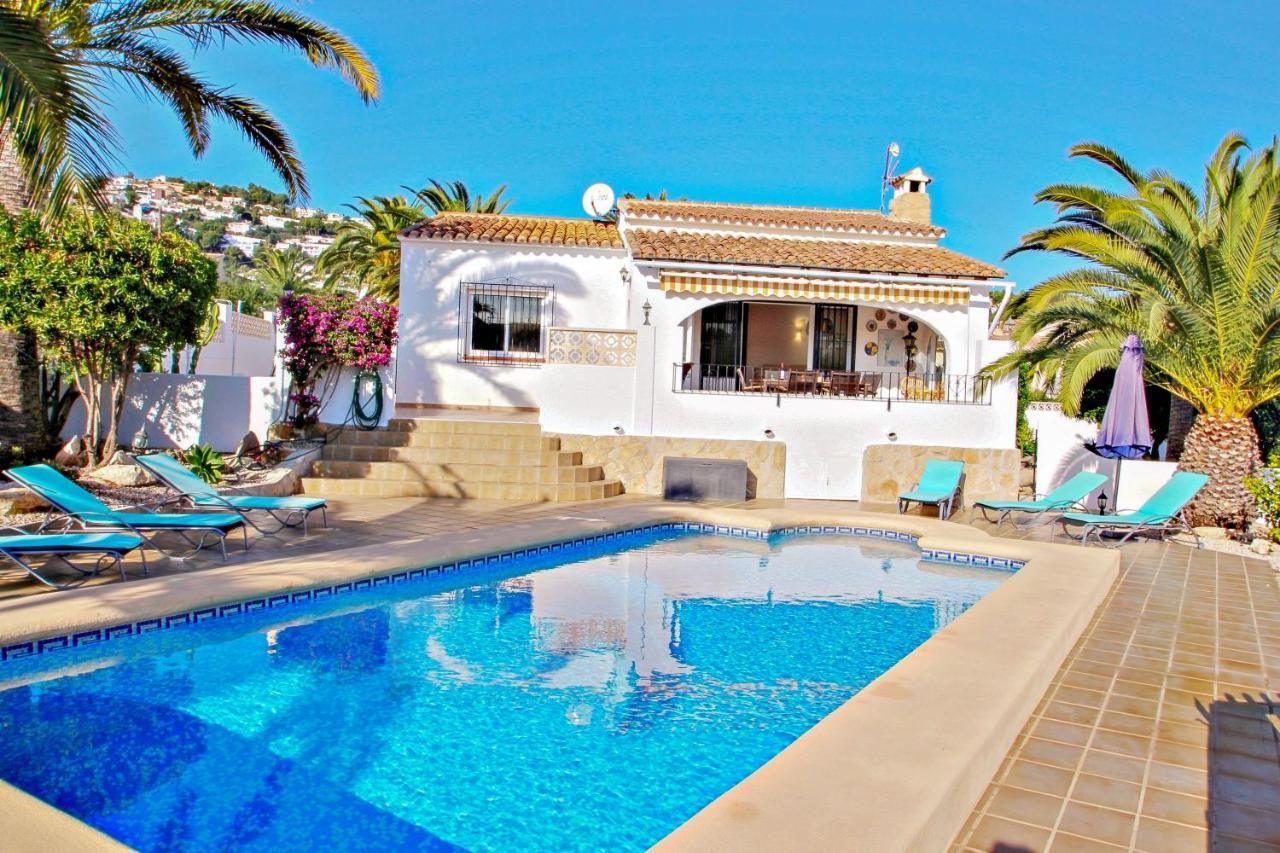 Paula-3 - Holiday Home With Private Swimming Pool In Moraira Eksteriør billede